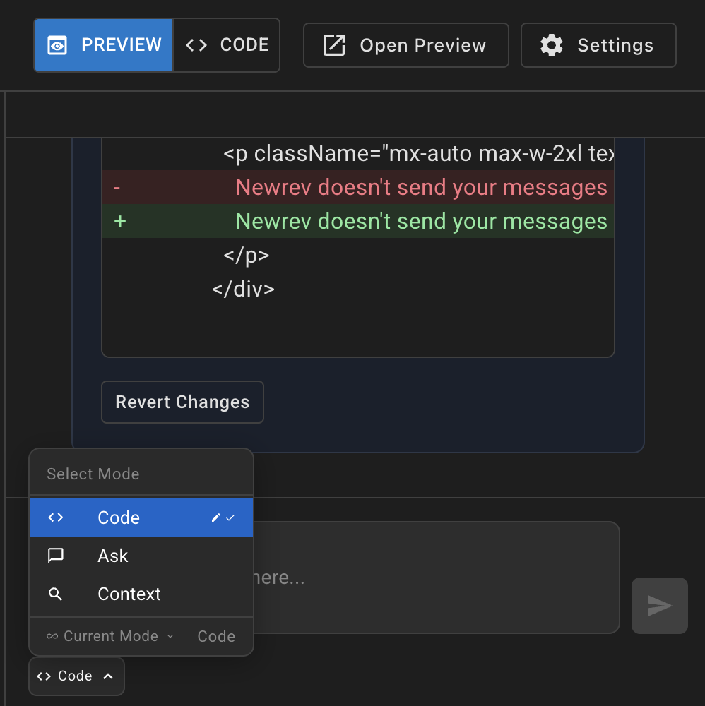 Chat Modes